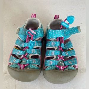 Little Kids Size 8 Keen Newport H2 Sandal - turquoise